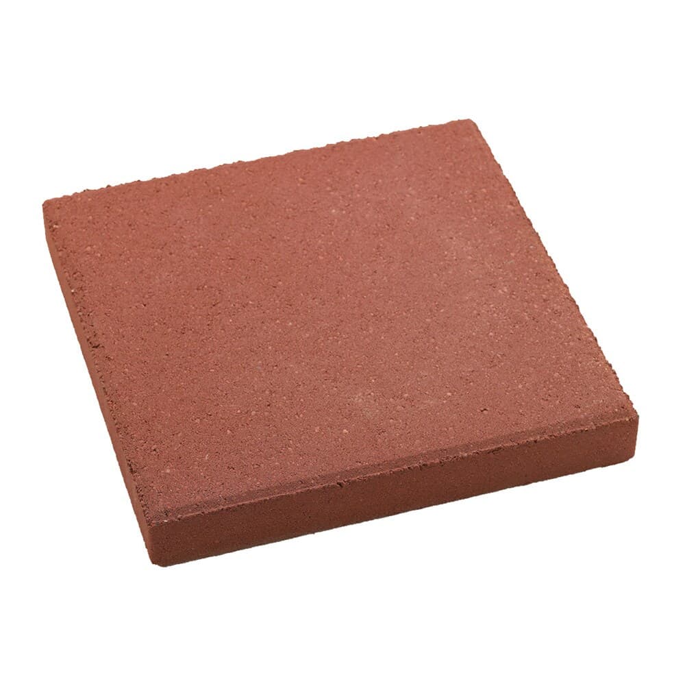 12x12x2 Square Red Concrete Patio Stone (104601201)