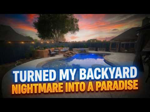 I Turned My Ruined Backyard into a Paradise!